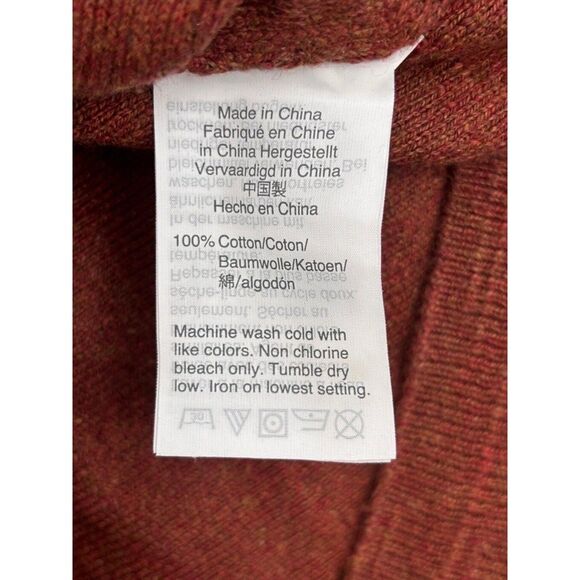 J.Crew Rust Orange Knit Sweater for Men - Size L - Picture 8 of 10